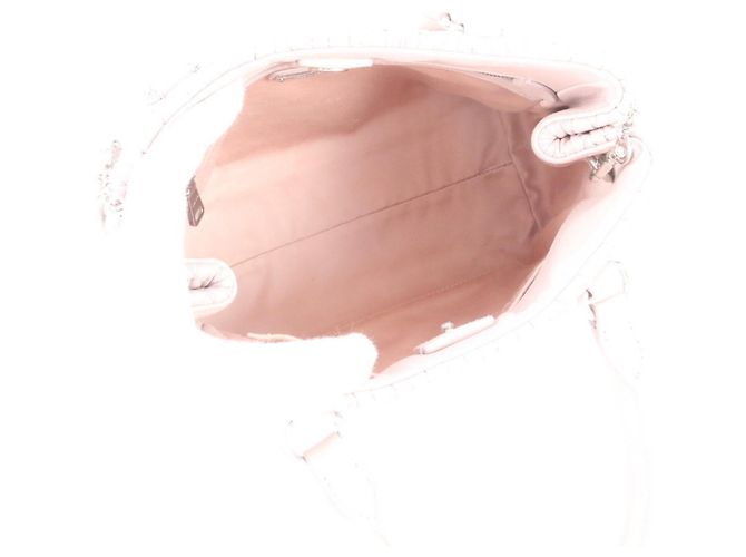 Borsa Tote Miu Miu Matelassé in pelle Nappa e cristalli Rosa - vista 7
