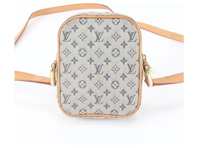 Louis Vuitton Monogram Mini Juliette PM Schultertasche aus Leder Blau - Ansicht 3