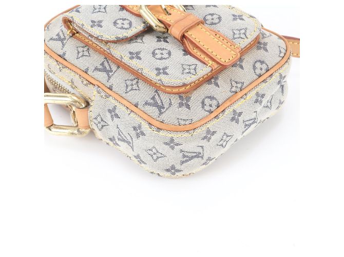Louis Vuitton Monogram Mini Juliette PM Schultertasche aus Leder Blau - Ansicht 5