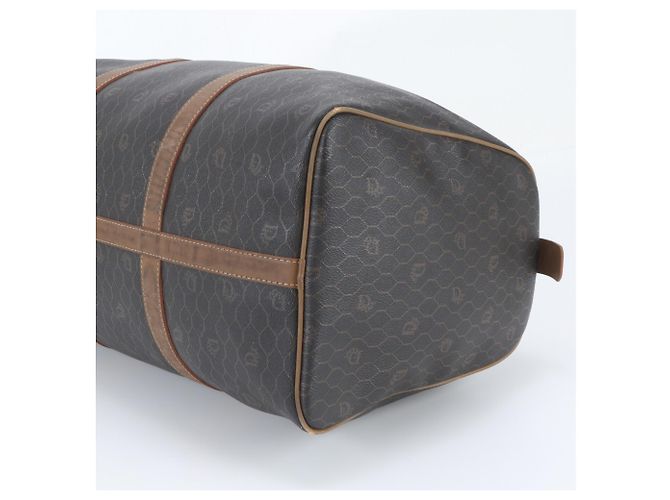 Christian Dior Honeycomb Pattern Leather Boston Bag - view 4