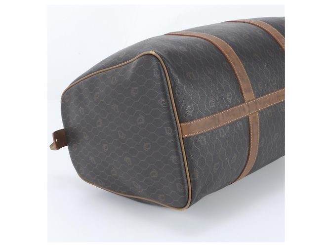 Christian Dior Honeycomb Pattern Leather Boston Bag - view 5