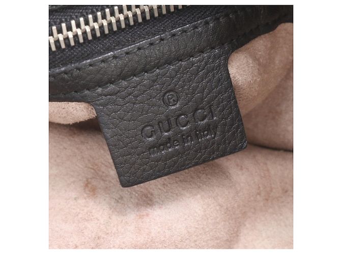 Borsa Tote Gucci in pelle nera Nero - vista 10