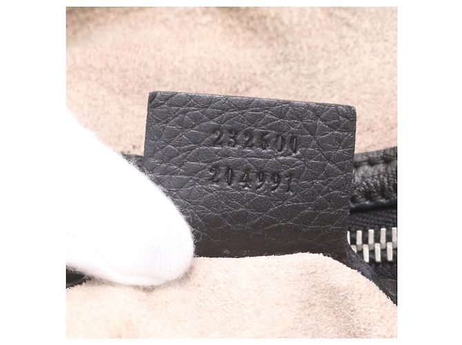 Borsa Tote Gucci in pelle nera Nero - vista 11