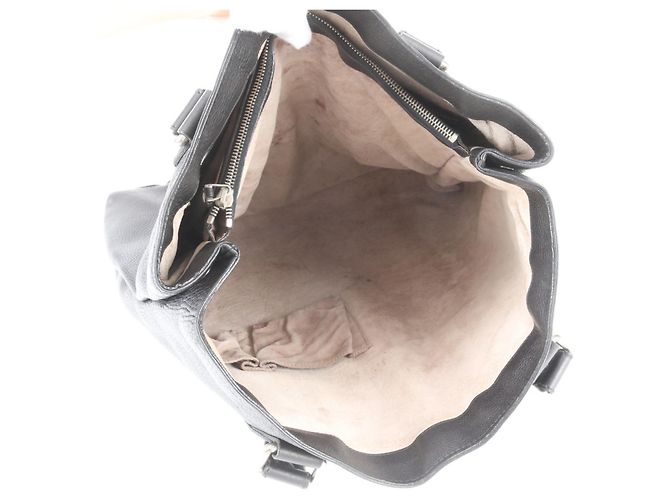 Borsa Tote Gucci in pelle nera Nero - vista 7