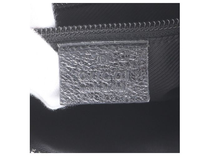 Borsa a tracolla Gucci GG Canvas Leather Nero - vista 8