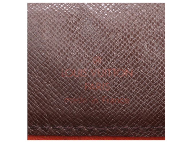 Louis Vuitton Damier Pimlico Schultertasche aus Leder Braun - Ansicht 8