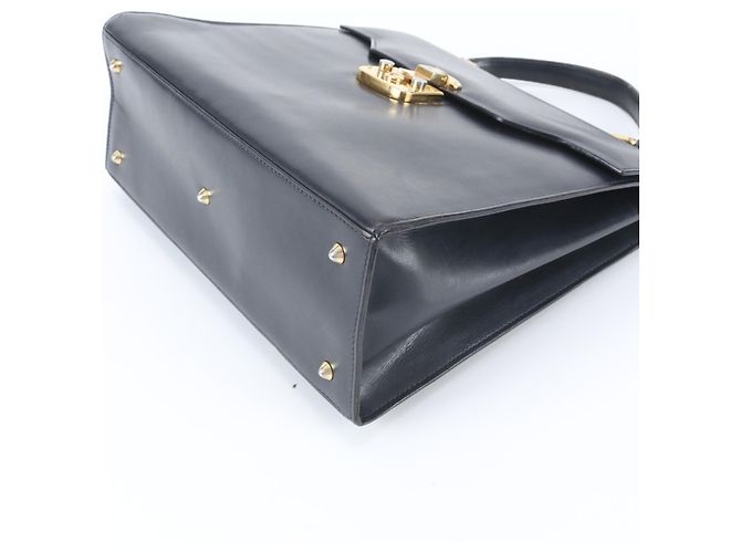 Borsa a mano in pelle Gucci Lady Lock Nero - vista 4