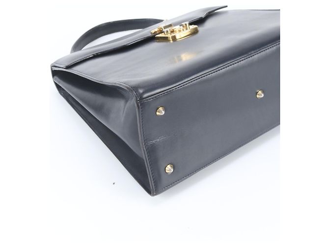 Borsa a mano in pelle Gucci Lady Lock Nero - vista 5