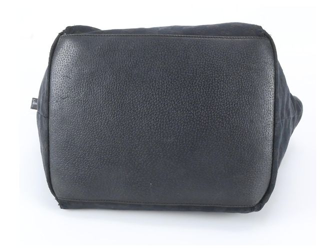 Gucci GG Canvas Leder Tote Bag Schwarz - Ansicht 6