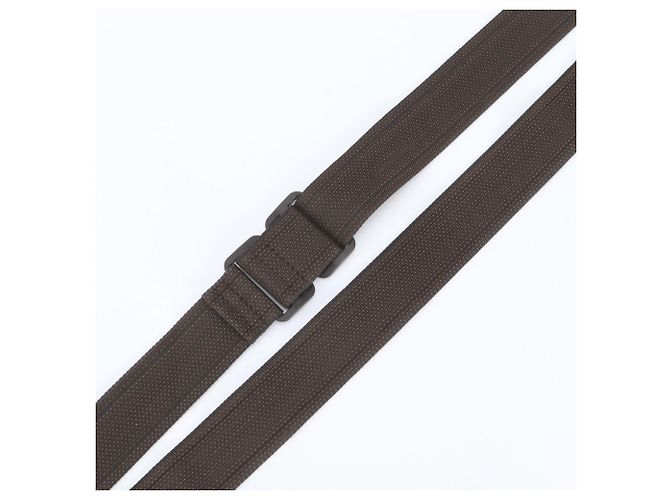 Louis Vuitton Schulterriemen aus Leder Braun - Ansicht 5