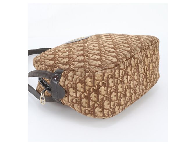 Christian Dior Trotter Leder-Tote-Bag Braun - Ansicht 5