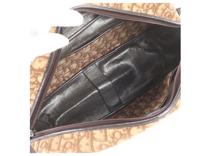 Christian Dior Trotter Leder-Tote-Bag Braun - Ansicht 7
