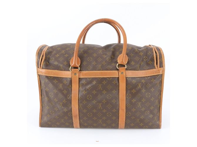 Louis Vuitton Monogram Sac Chasseur 55 Boston Bag Marron - vue 3