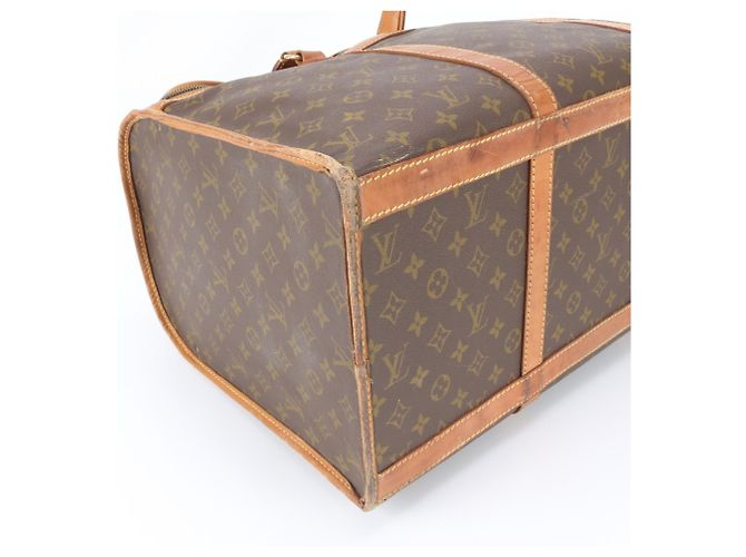 Louis Vuitton Monogram Sac Chasseur 55 Boston Bag Marron - vue 5