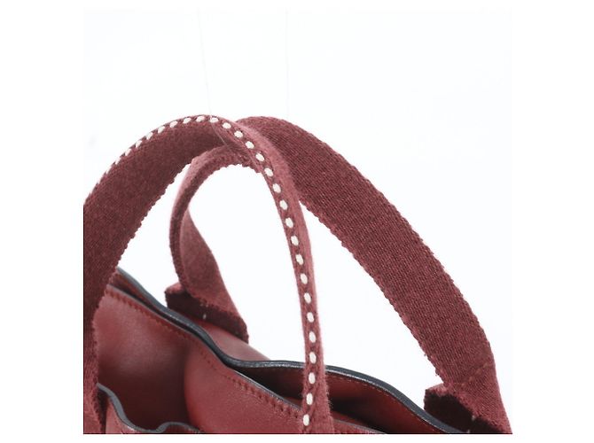 Hermès Bolsa Hermes Caravan Horizontal PM em couro Vermelho - vista 2