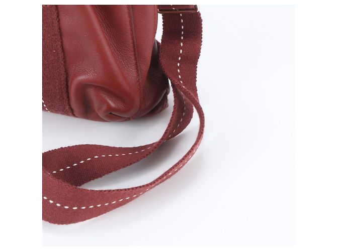Hermès Bolsa Hermes Caravan Horizontal PM em couro Vermelho - vista 3