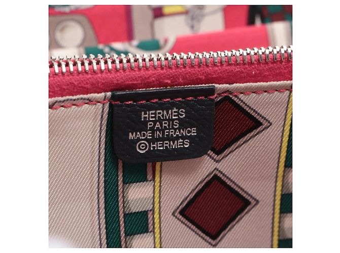 Hermès Hermes Azap Long Silk Leather Wallet - Navy Navy blue - view 8