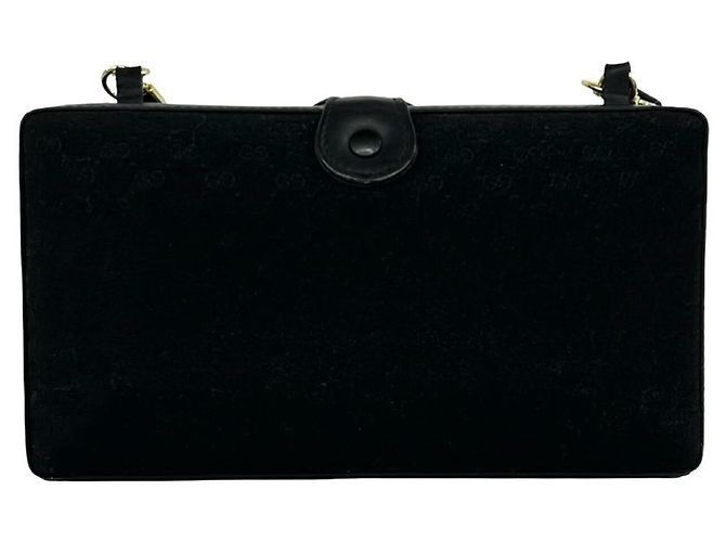 Bolsa de Ombro Gucci Old Micro GG Interlocking G Preto - vista 3