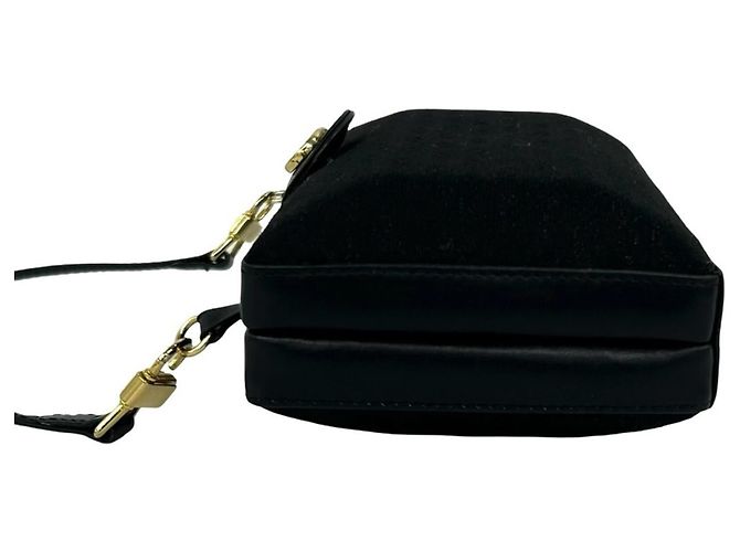 Bolsa de Ombro Gucci Old Micro GG Interlocking G Preto - vista 5