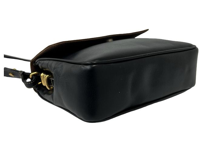 Loewe Velázquez Schultertasche aus Leder mit eingraviertem Logo Braun Schwarz - Ansicht 7