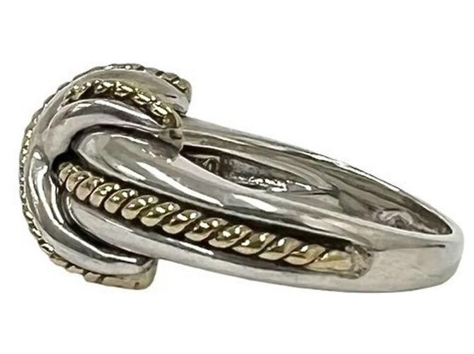 Autre Marque Anello Fascia Tiffany & Co. Signature Argento D'oro - vista 4