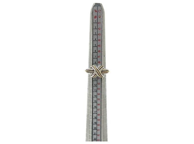 Autre Marque Anello Fascia Tiffany & Co. Signature Argento D'oro - vista 7