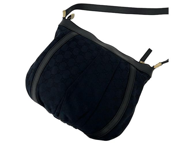 Borsa a tracolla Gucci Abbey GG Supreme Nero - vista 3