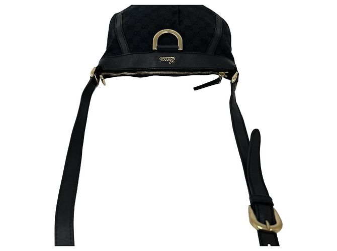 Borsa a tracolla Gucci Abbey GG Supreme Nero - vista 4