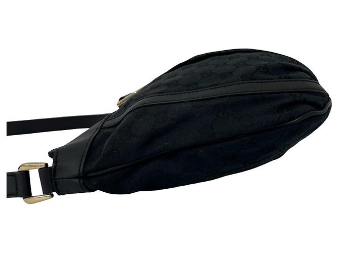 Borsa a tracolla Gucci Abbey GG Supreme Nero - vista 5