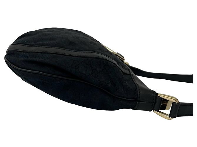 Borsa a tracolla Gucci Abbey GG Supreme Nero - vista 6