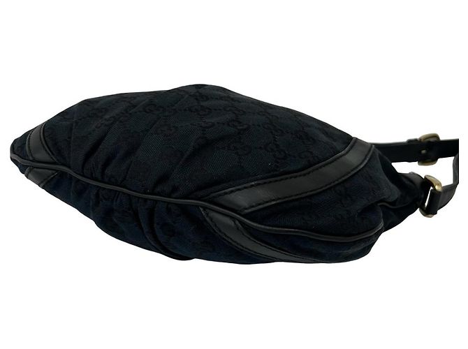 Borsa a tracolla Gucci Abbey GG Supreme Nero - vista 8
