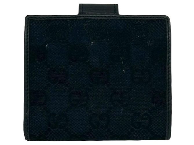 Portafoglio bi-fold Gucci nero - vista 2