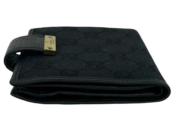 Portafoglio bi-fold Gucci nero - vista 4