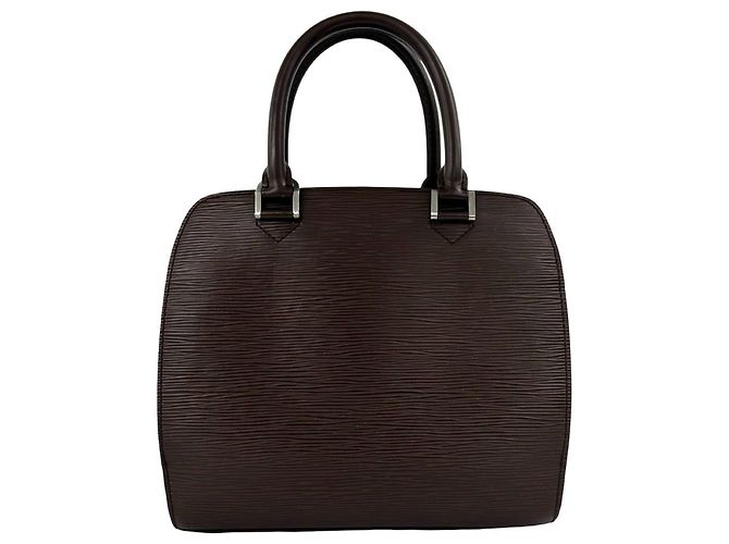 Bolsa Louis Vuitton Pont Neuf em couro Epi Marrom - vista 3