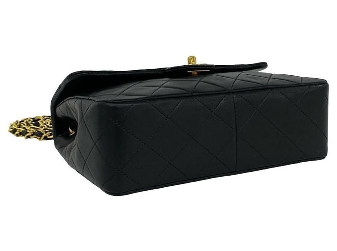 Timeless Borsa a tracolla Chanel in pelle d'agnello nera Nero - vista 7
