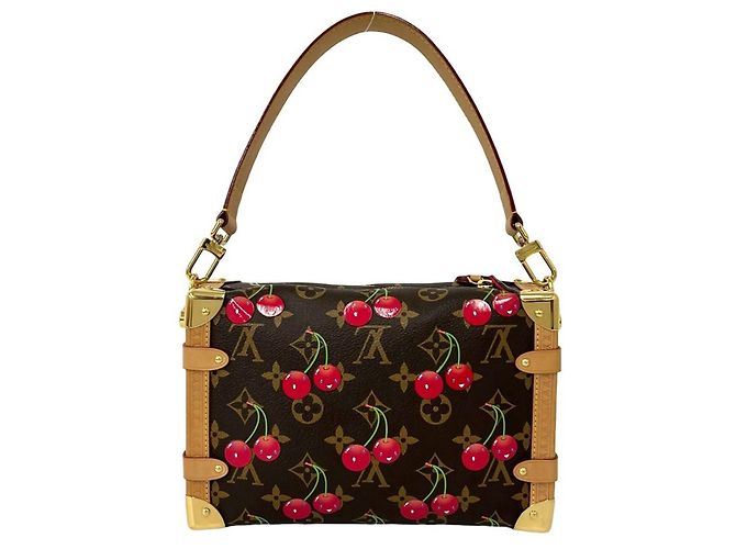 Louis Vuitton Side Trunk Monogram Cherry Schultertasche Braun Rot - Ansicht 3