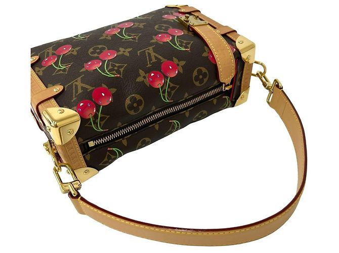 Louis Vuitton Side Trunk Monogram Cherry Schultertasche Braun Rot - Ansicht 4