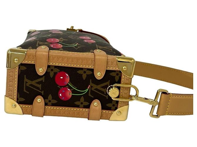 Louis Vuitton Side Trunk Monogram Cherry Schultertasche Braun Rot - Ansicht 6