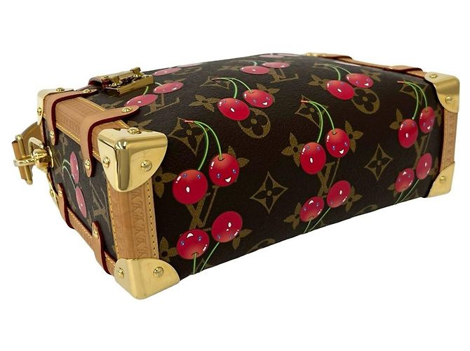 Louis Vuitton Side Trunk Monogram Cherry Schultertasche Braun Rot - Ansicht 7