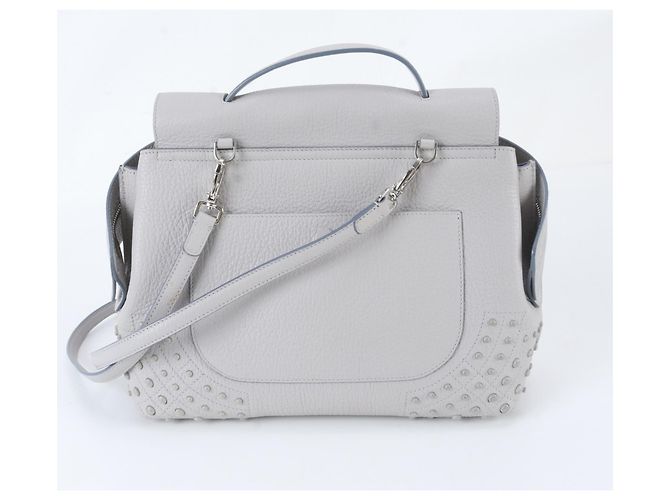 Borsa a tracolla 2-Way Wave in pelle Tod's Marrone - vista 4