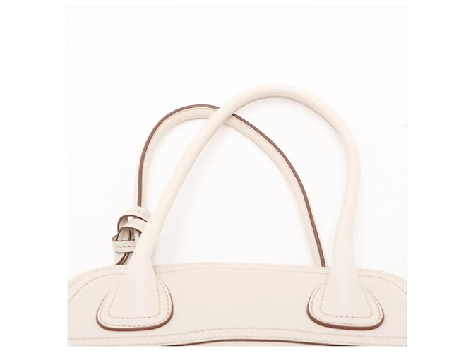 Borsa a tracolla 2-Way Miu Miu Vivant in pelle Nappa Bianco - vista 6