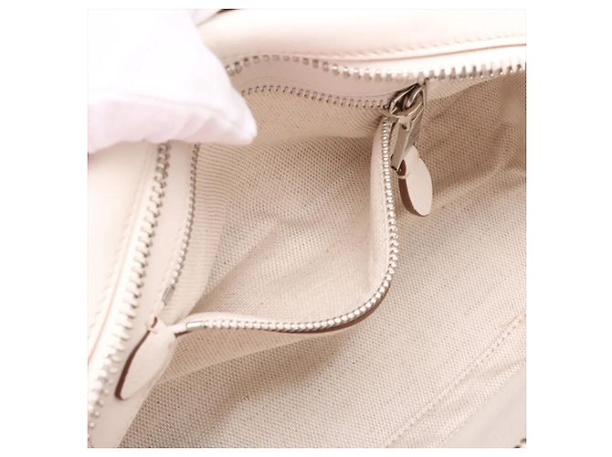 Borsa a tracolla 2-Way Miu Miu Vivant in pelle Nappa Bianco - vista 9