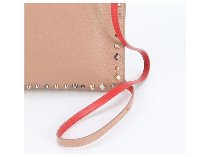 Borsa a pochette Christian Louboutin Rubi Beige - vista 2