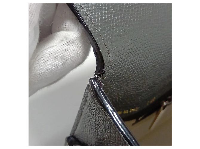Bolsa de Ombro em Couro Valextra V-Line Marrom - vista 12
