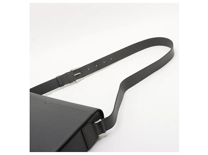 Bolsa de Ombro em Couro Valextra V-Line Marrom - vista 5