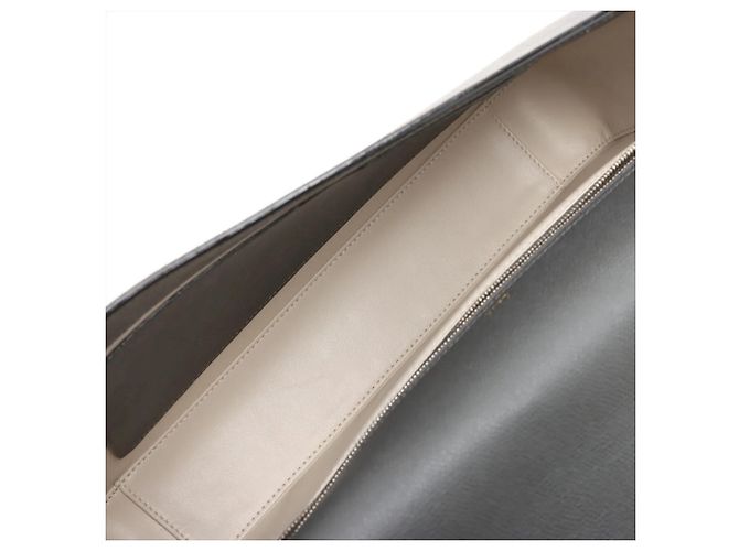 Bolsa de Ombro em Couro Valextra V-Line Marrom - vista 6