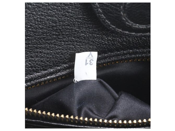 Miu Miu Biker Denim Quilted Leather Handbag Tote Bag RN1032 Nero Blu - vista 9