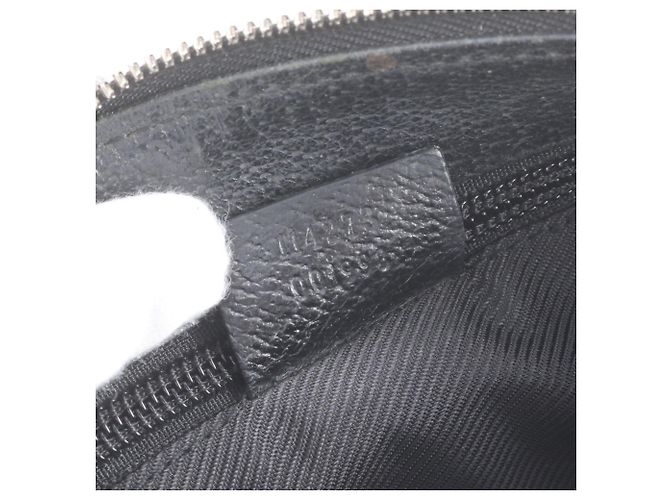 Borsa a tracolla Gucci GG Canvas Leather Nero - vista 9