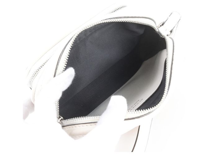 Bolsa de Ombro Burberry Nova Check em Couro e Lona Bege - vista 7