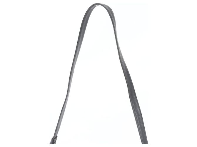 Borsa a tracolla in pelle Christian Dior Trotter Nero Beige - vista 2